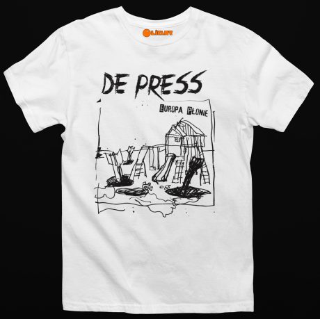 DE PRESS koszulka biała M