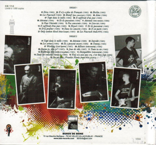 Tolbiac's Toads – L'Integrale 1981 . 1994 CD deluxe - obrazek 2