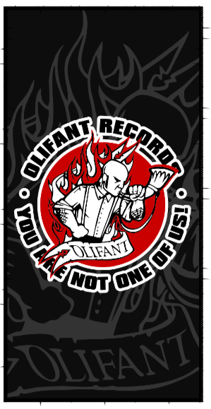 Olifant – ręcznik (czarny)