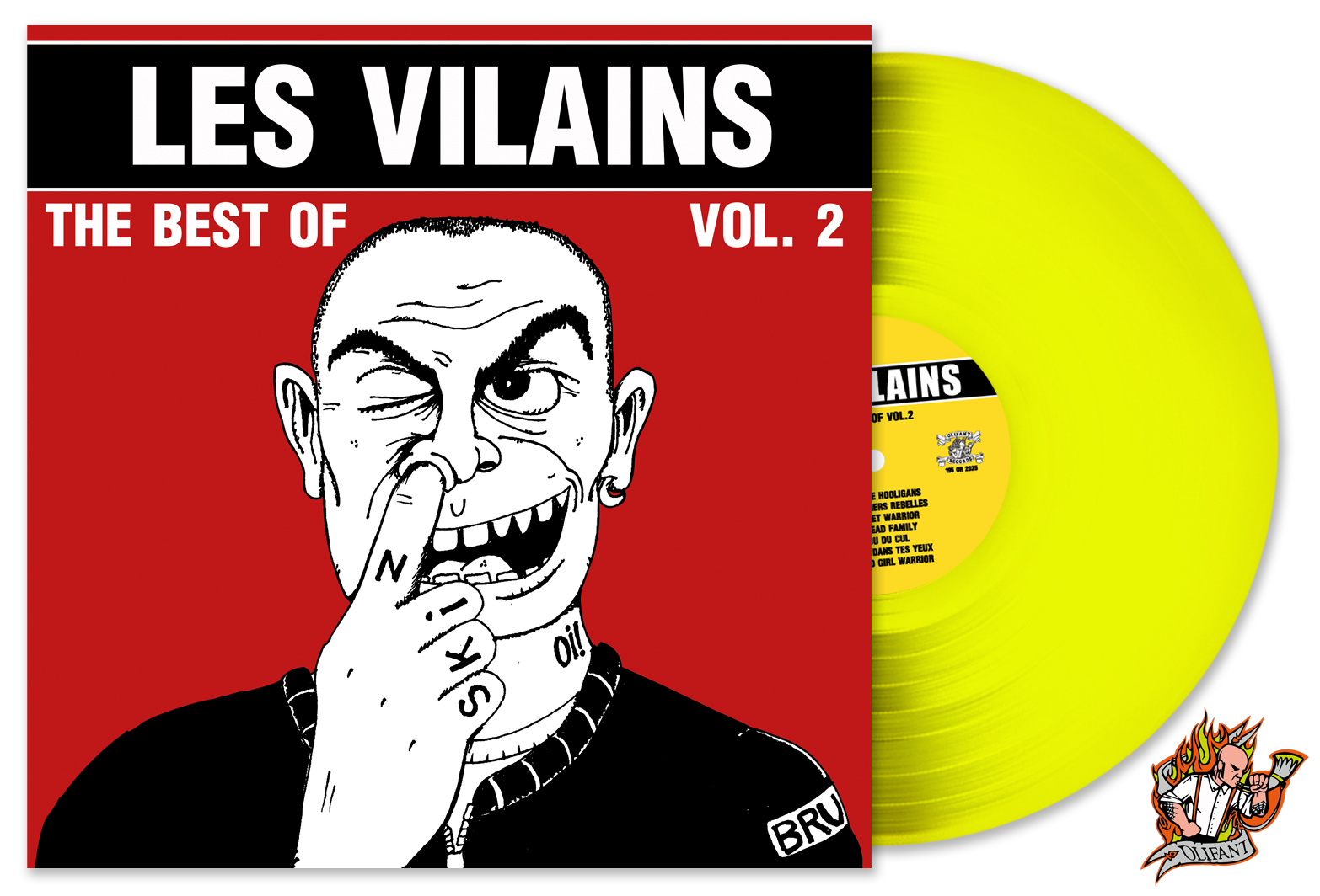 Les Vilains - The Best Of vol.2 - LP (gatefold - YELLOW)