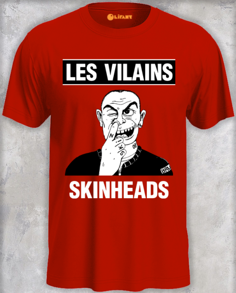 Les Vilains - Skinheads - Koszulka  (czerwona)