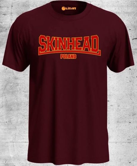 Skinhead Poland - koszulka (bordo) L