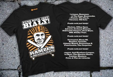 Ramzes & The Hooligans - Punk Rock Jest Biały - Koszulka czarna
