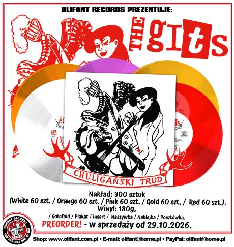 The GITS - Chuligański Trud - LP (komplet x 5 LP) PREORDER
